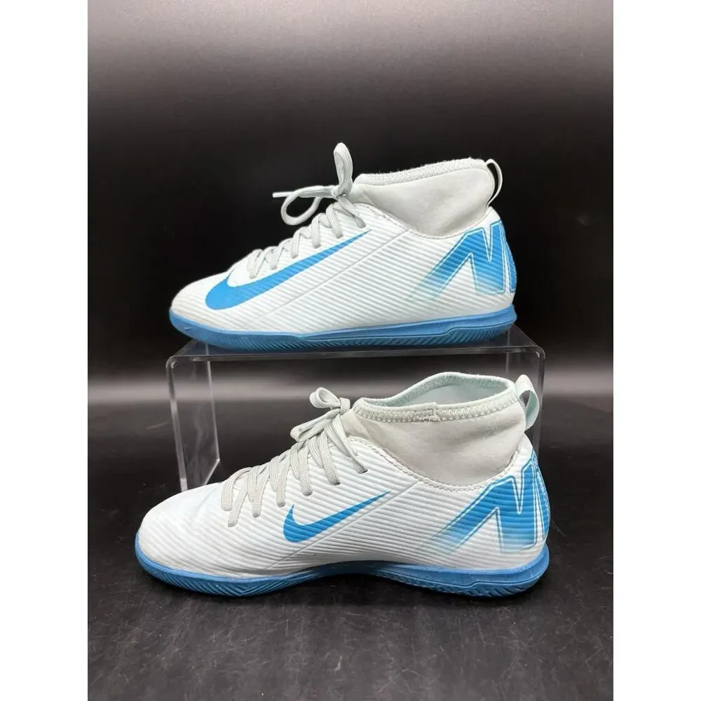 Nike Zoom Mercurial Vapor Pro Turf ‘Glacier Blue’ Kids Size 3Y FQ8320 400